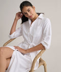 Cotton Oxford Relaxed Bailey Shirt Dress