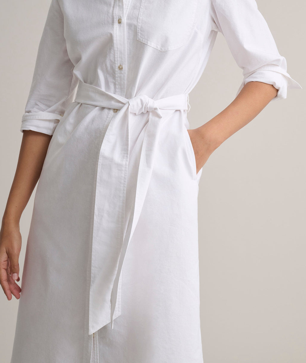 Cotton Oxford Relaxed Bailey Shirt Dress