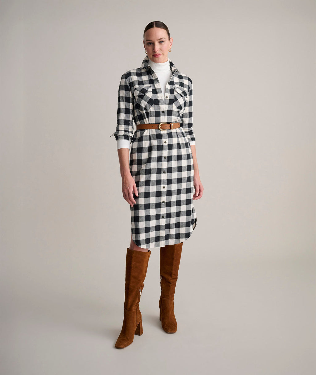 Cotton Midi Colby Shirt Dress