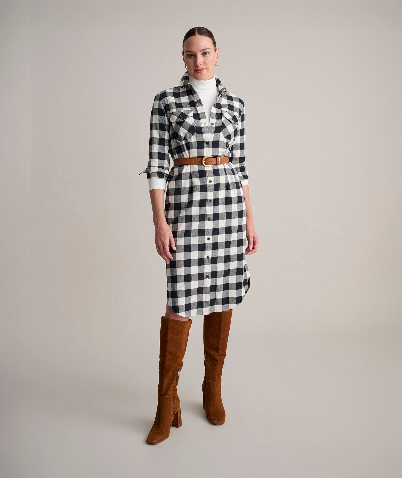 Cotton Midi Colby Shirt Dress