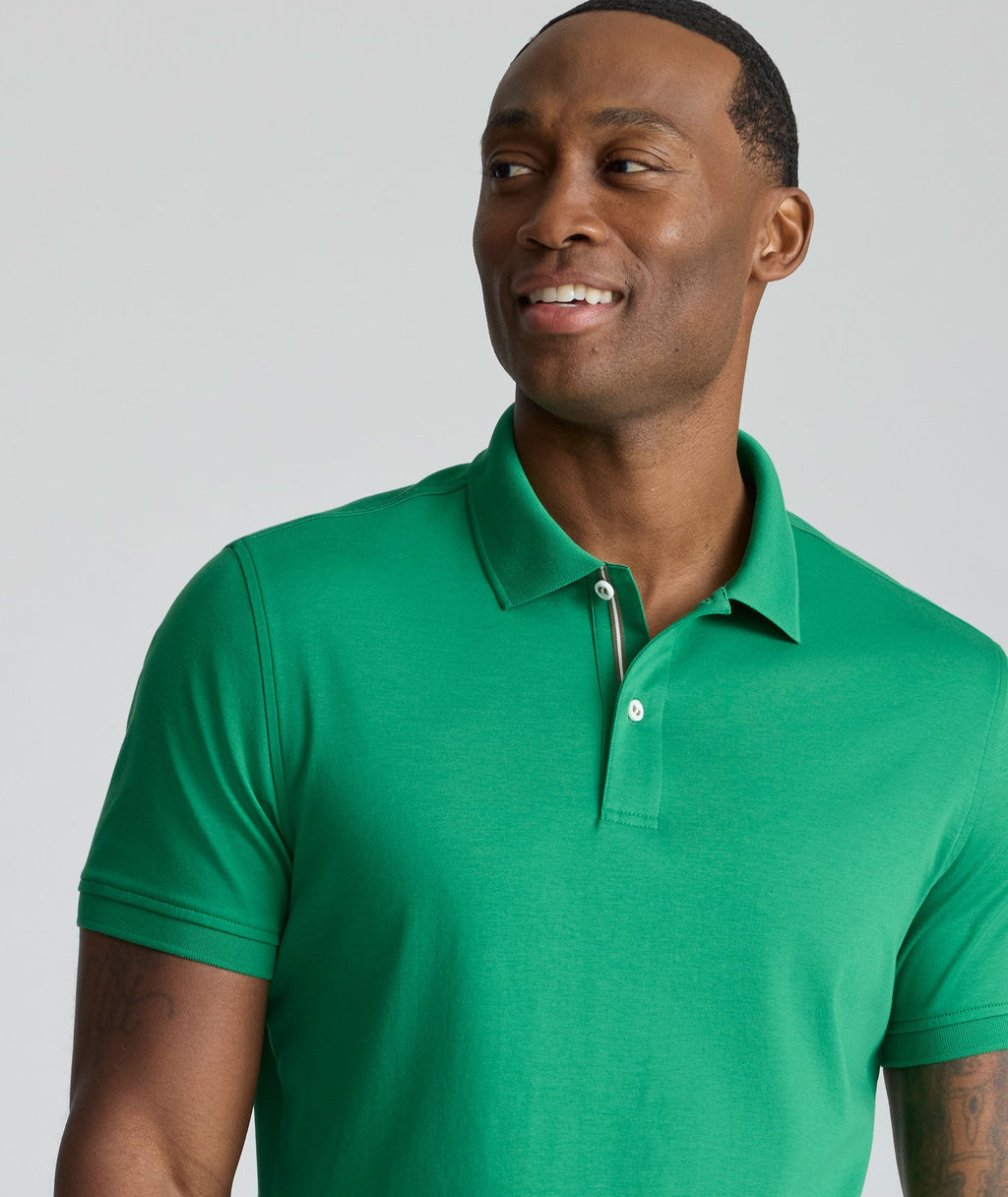 Wrinkle-Free Damaschino Polo