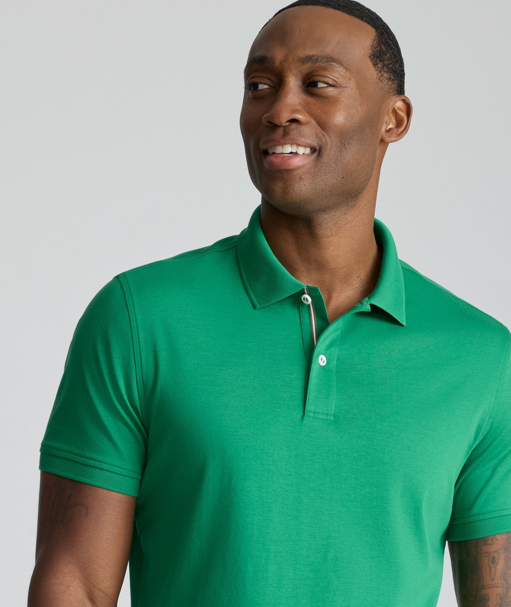 Wrinkle-Free Damaschino Polo