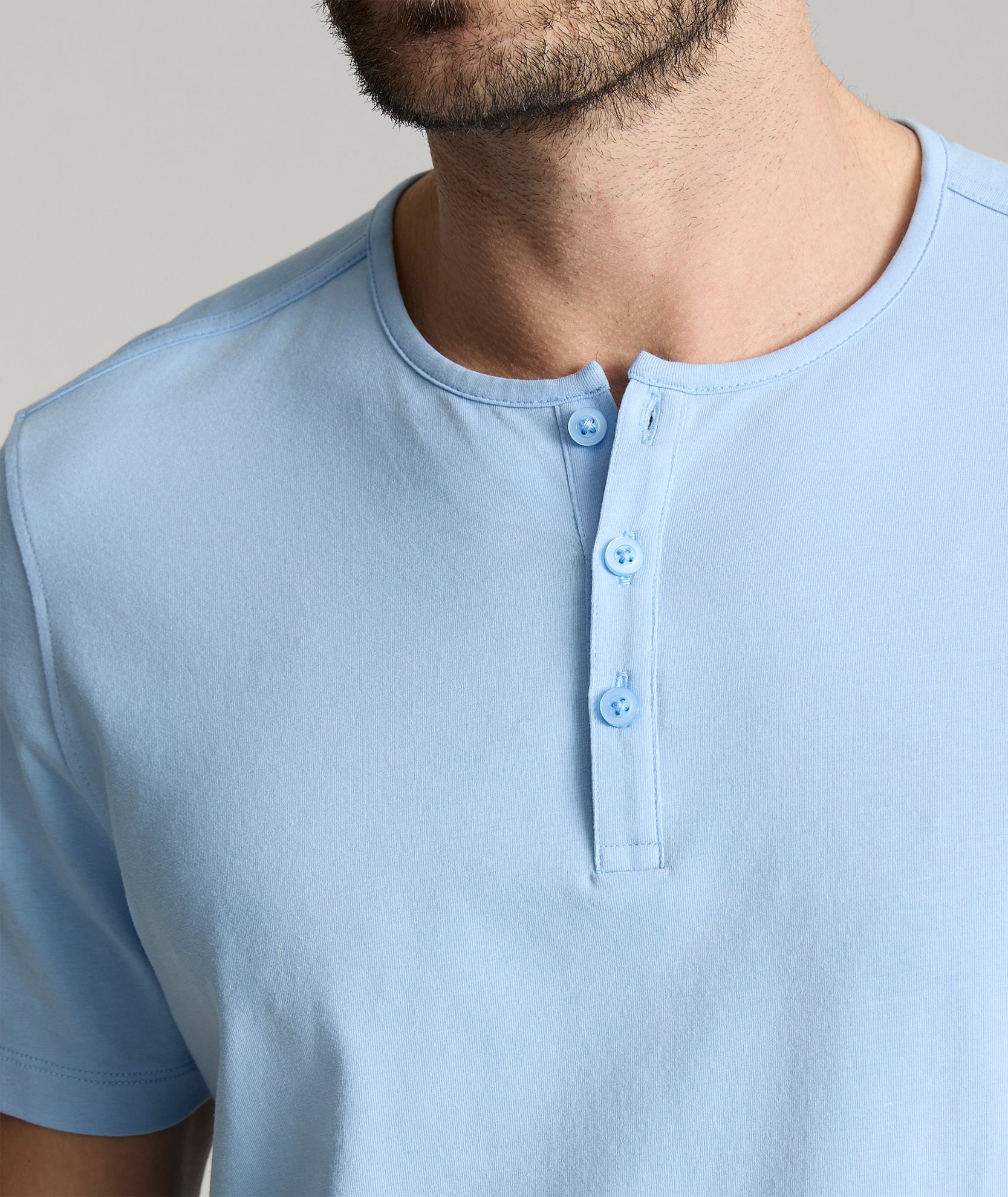 EcoSoft™ Short-Sleeve Henley