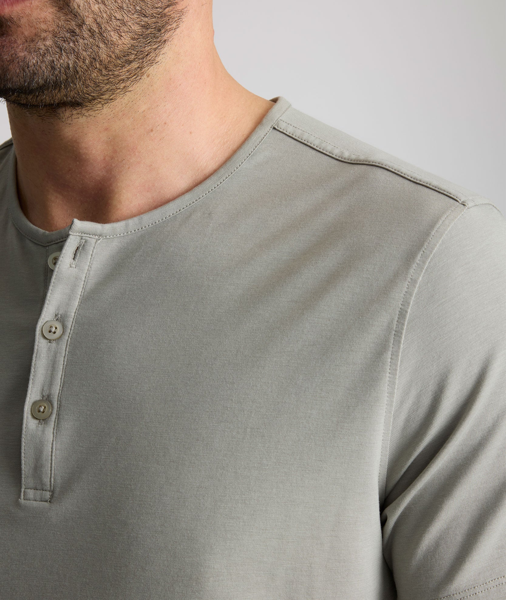 EcoSoft™ Short-Sleeve Henley