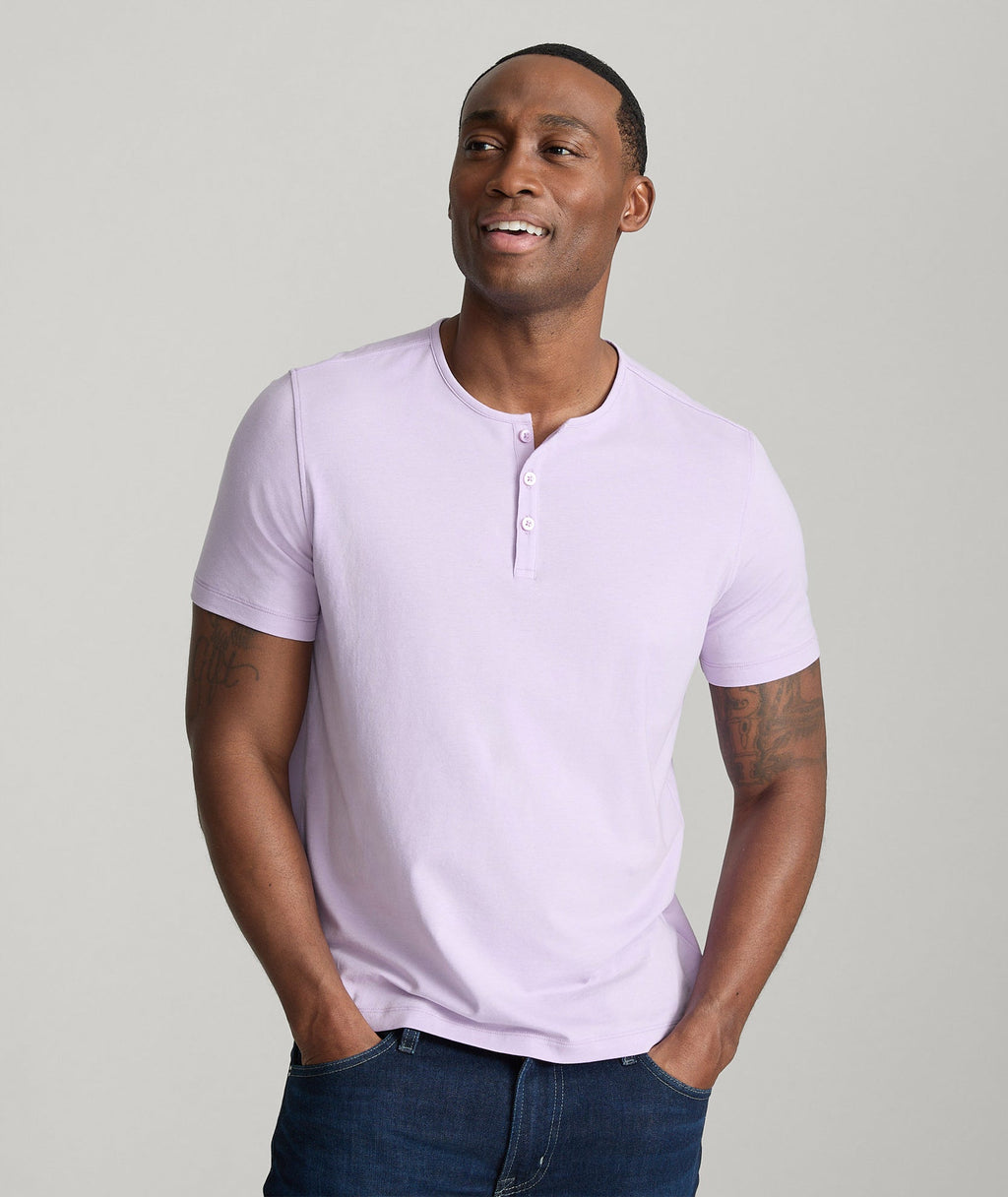 EcoSoft™ Short-Sleeve Henley