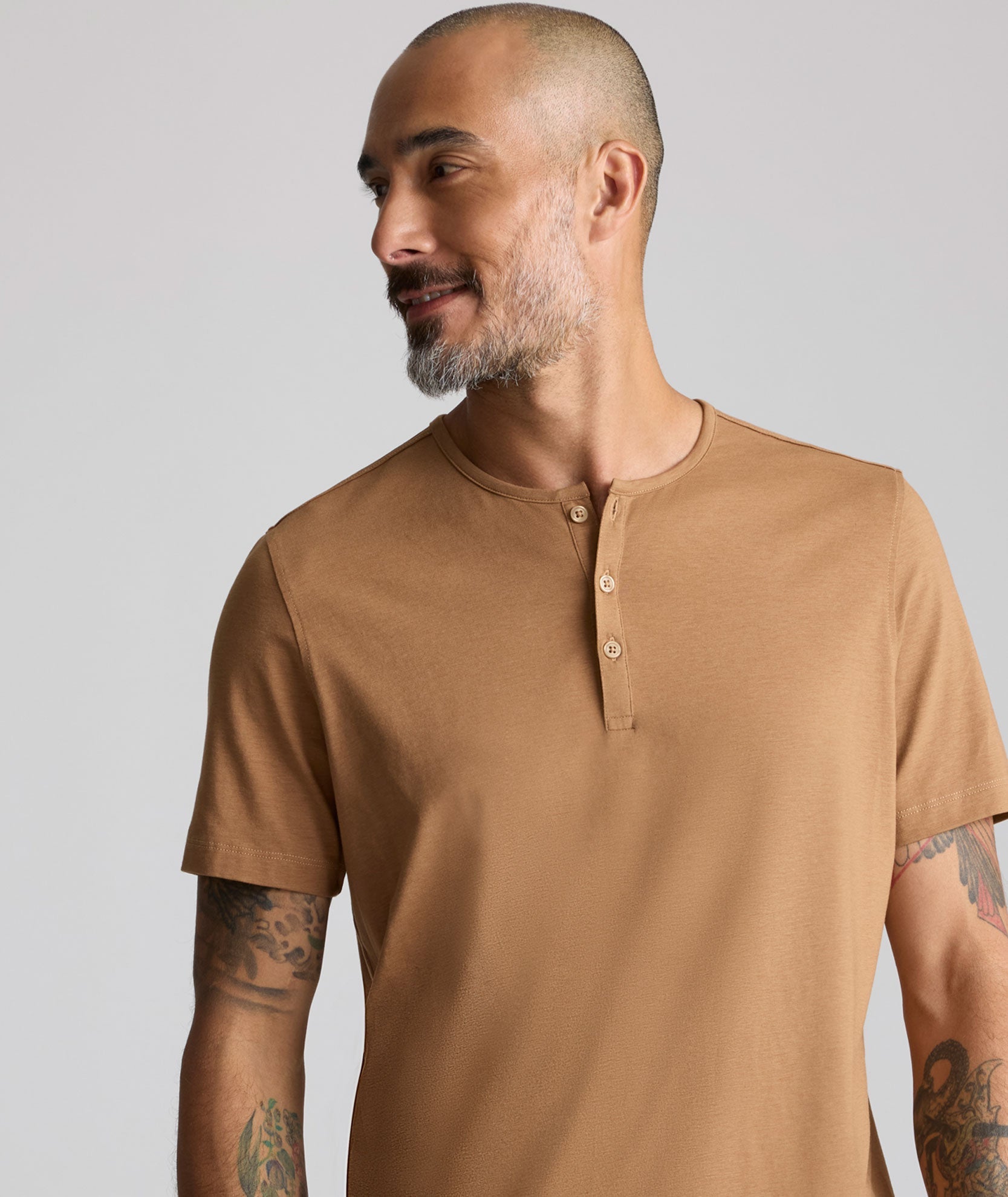 EcoSoft™ Short-Sleeve Henley