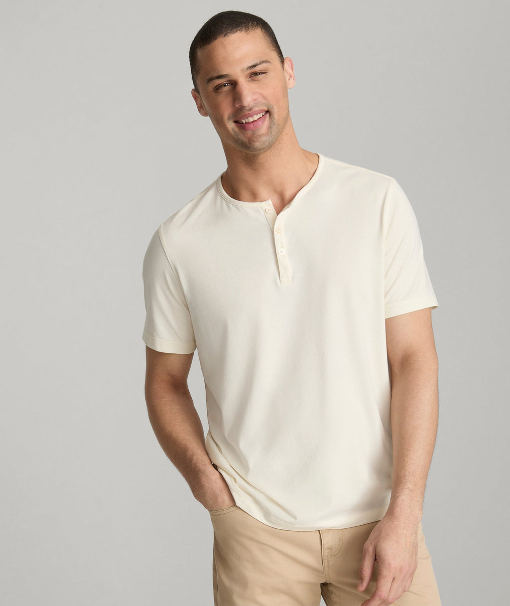 EcoSoft™ Short-Sleeve Henley