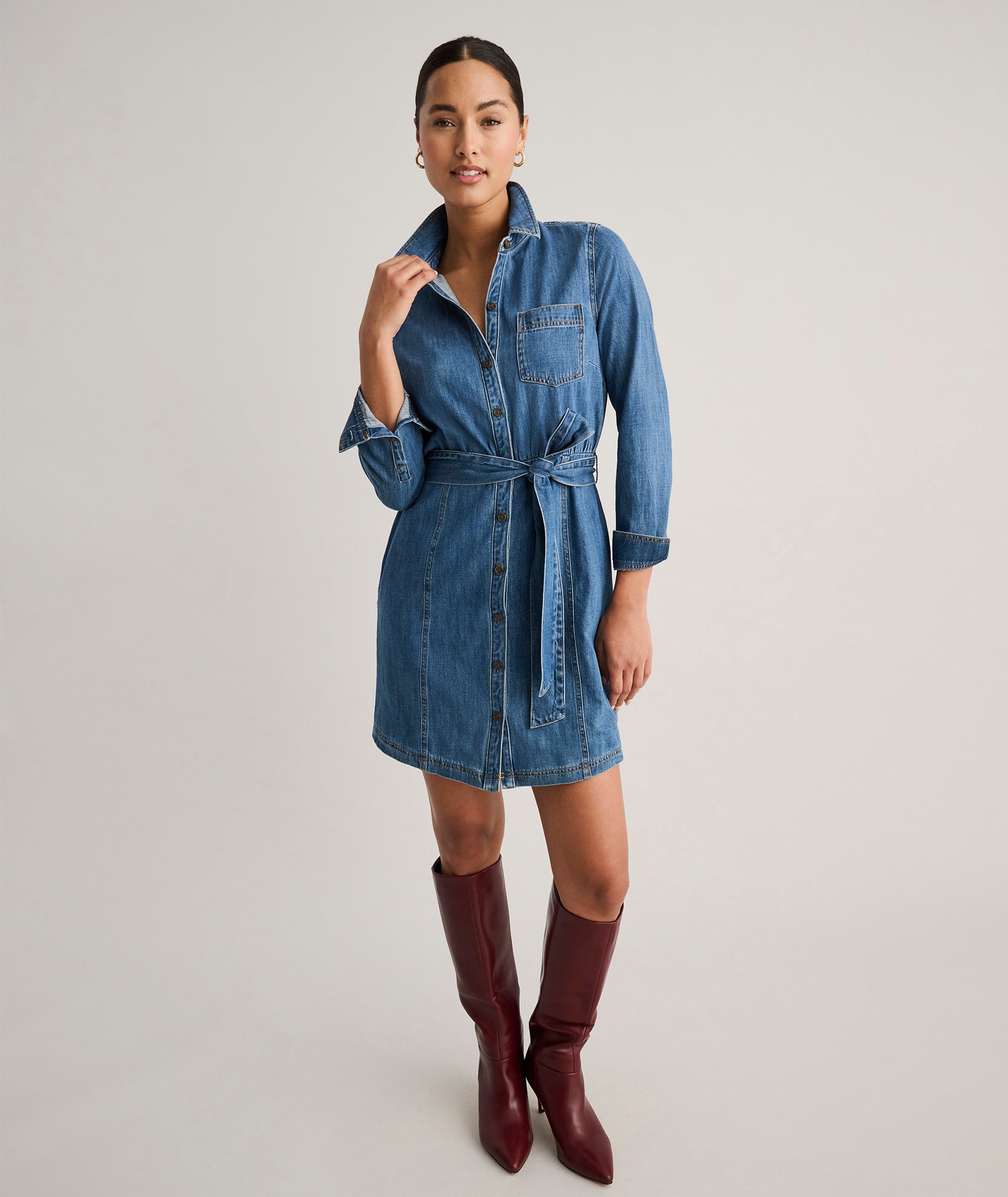 Denim Lea Shirt Dress